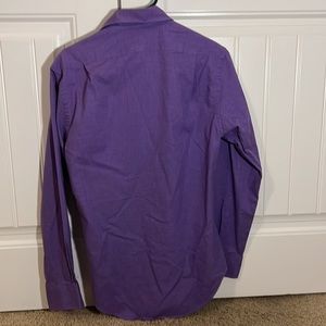 Polo by Ralph Lauren Purple Long Sleeve Shirt Slim Fit Small